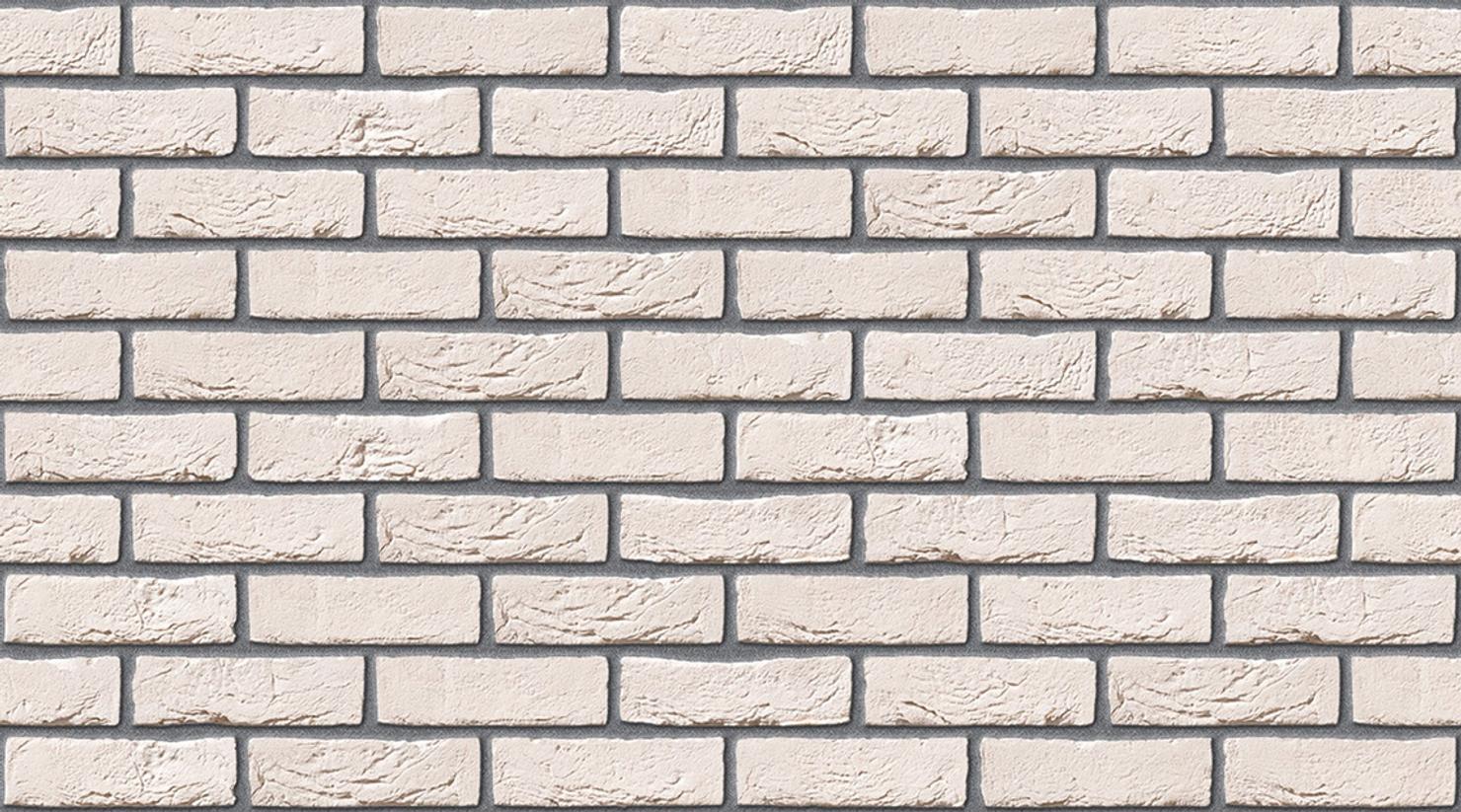 Super White with Mid Grey mortar