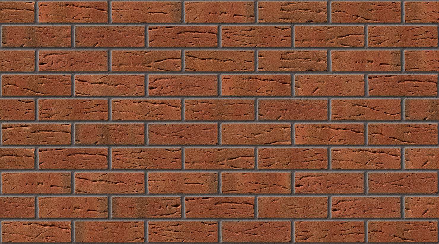 Crimson Red Multi with Dark Grey mortar