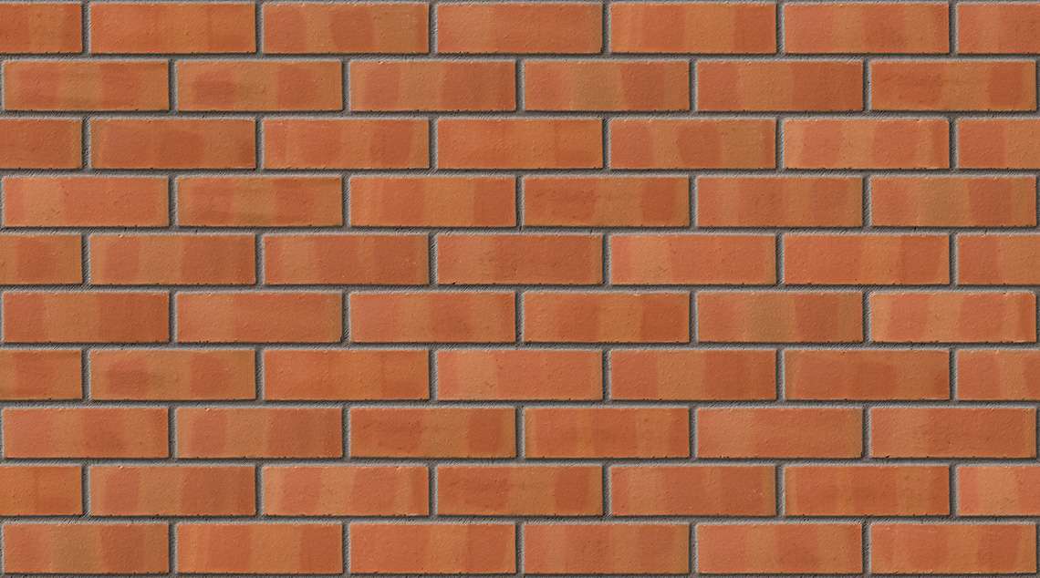 Georgian Red Smooth with Mid Grey mortar