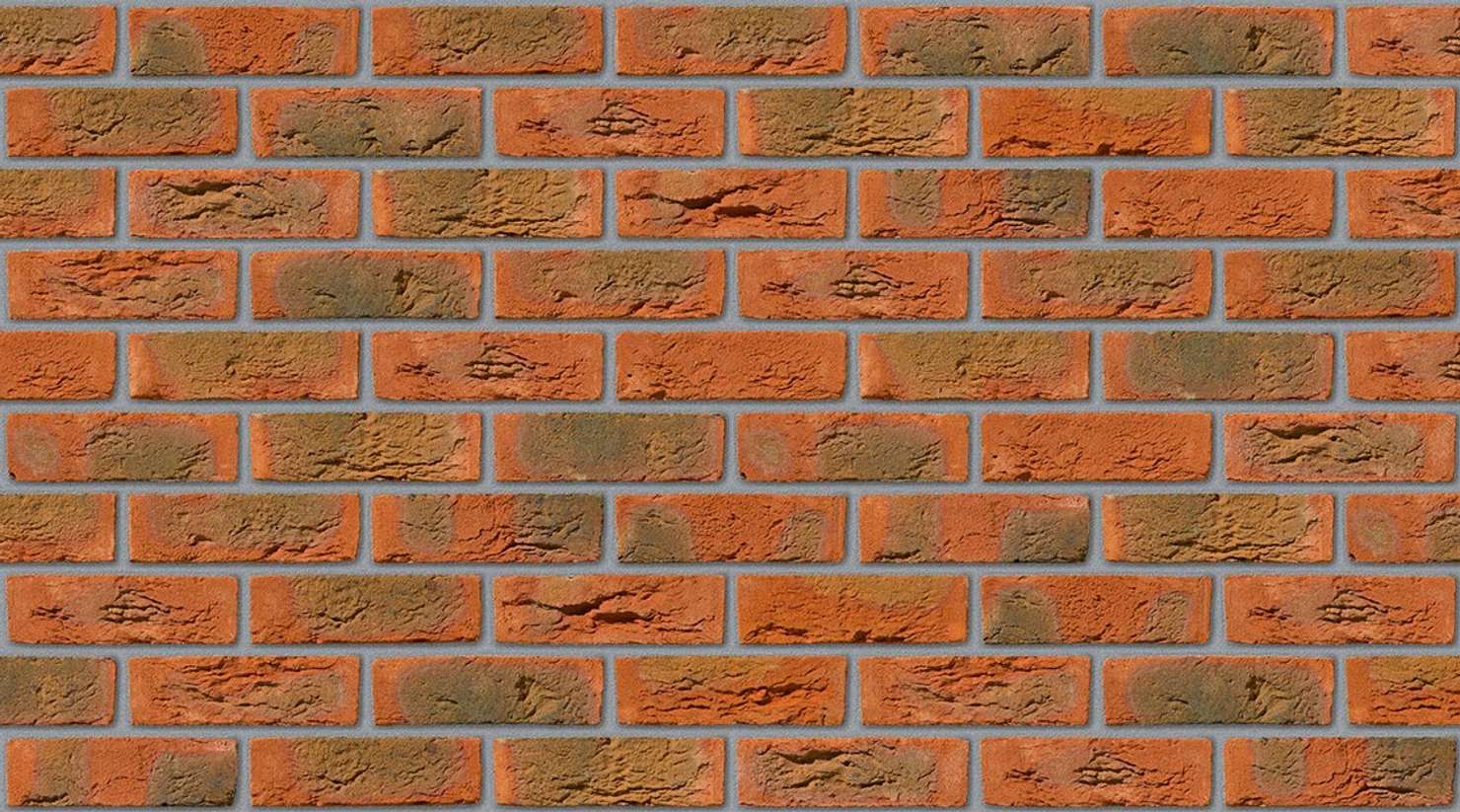 Hampshire Red with Natural mortar