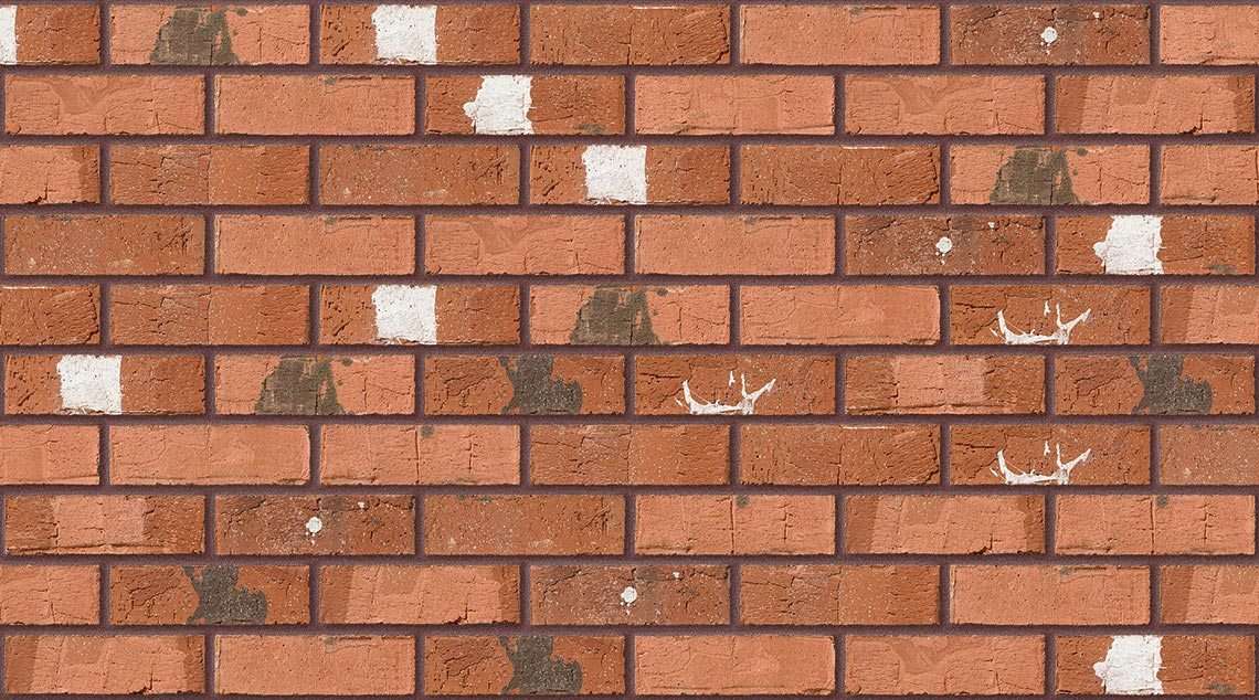 South Down Multi with Brown Red mortar