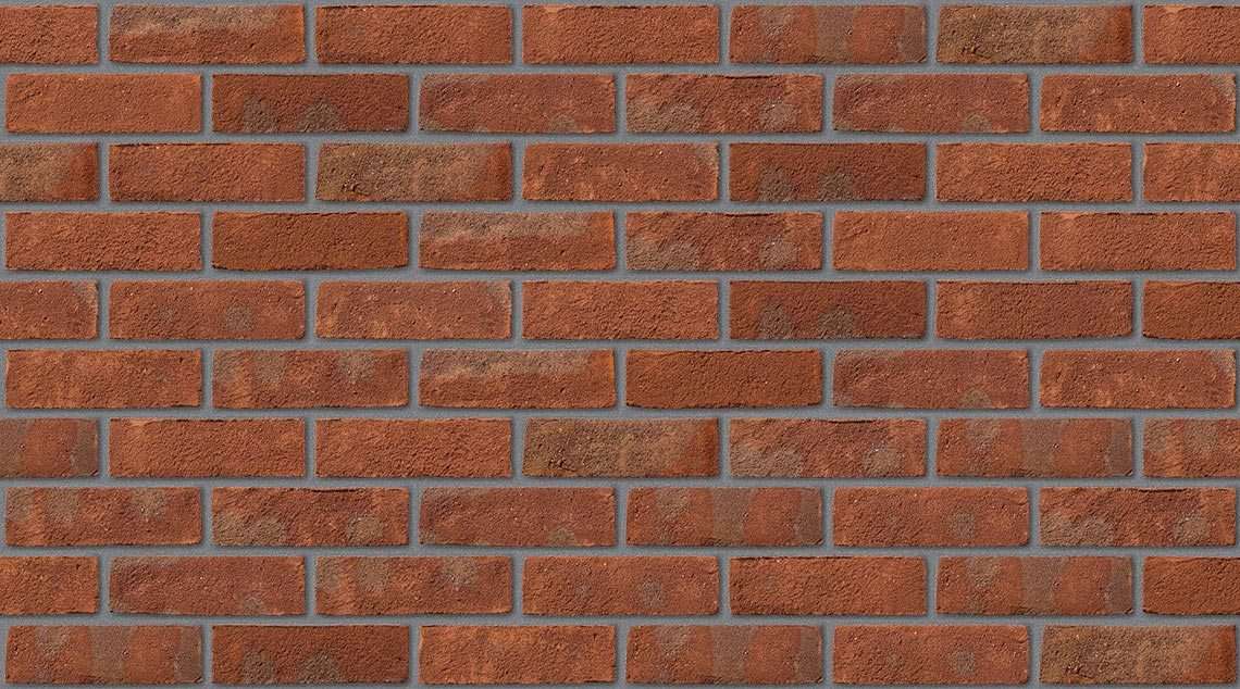 Oakthorpe Red Multi with Mid Grey mortar
