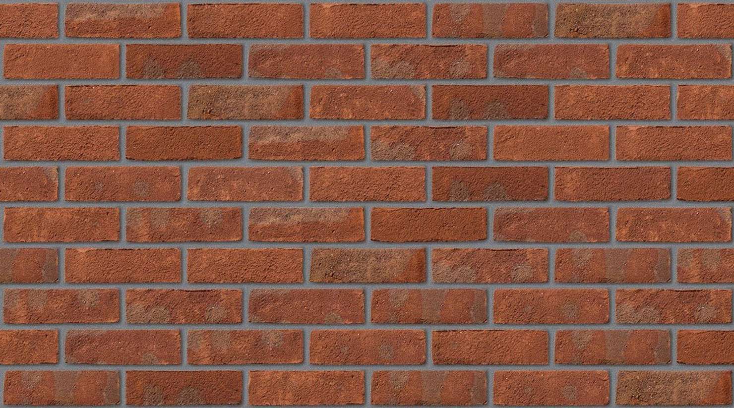 Oakthorpe Red Multi with Mid Grey mortar