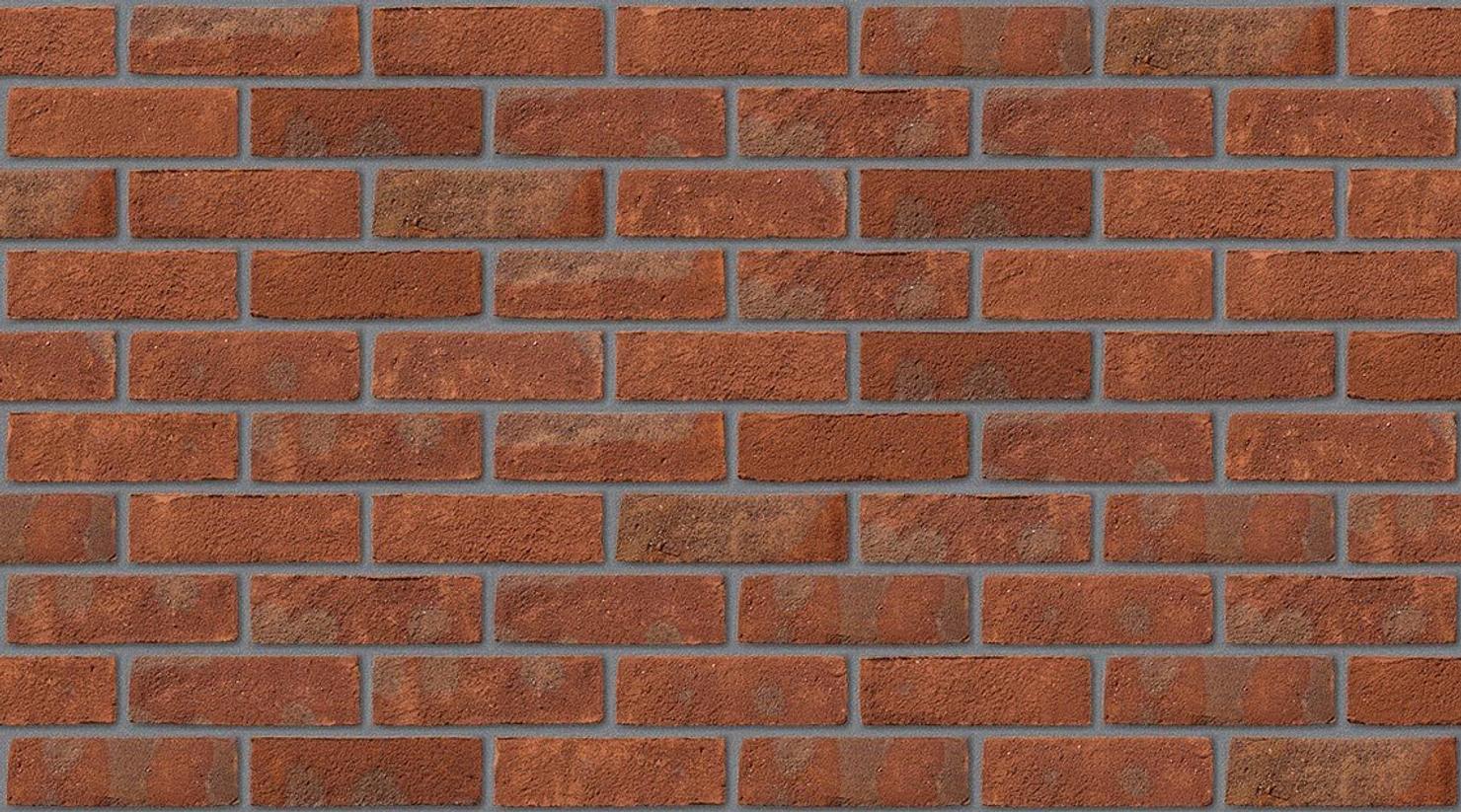 Oakthorpe Red Multi with Mid Grey mortar