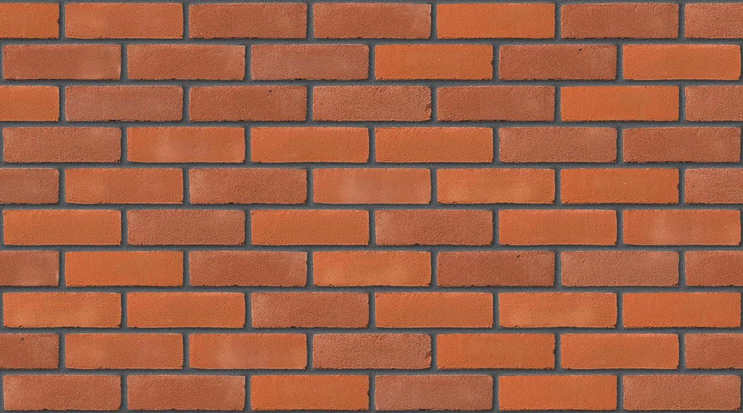 Waveny Red Blend with Dark Grey mortar