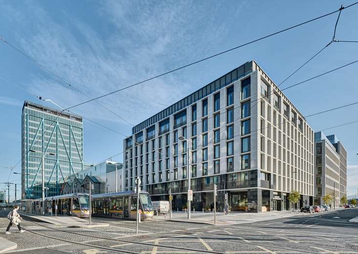 beckett locke hotel bricks facade