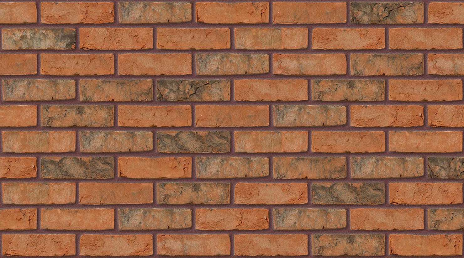 Washington Red Multi with Brown Red mortar