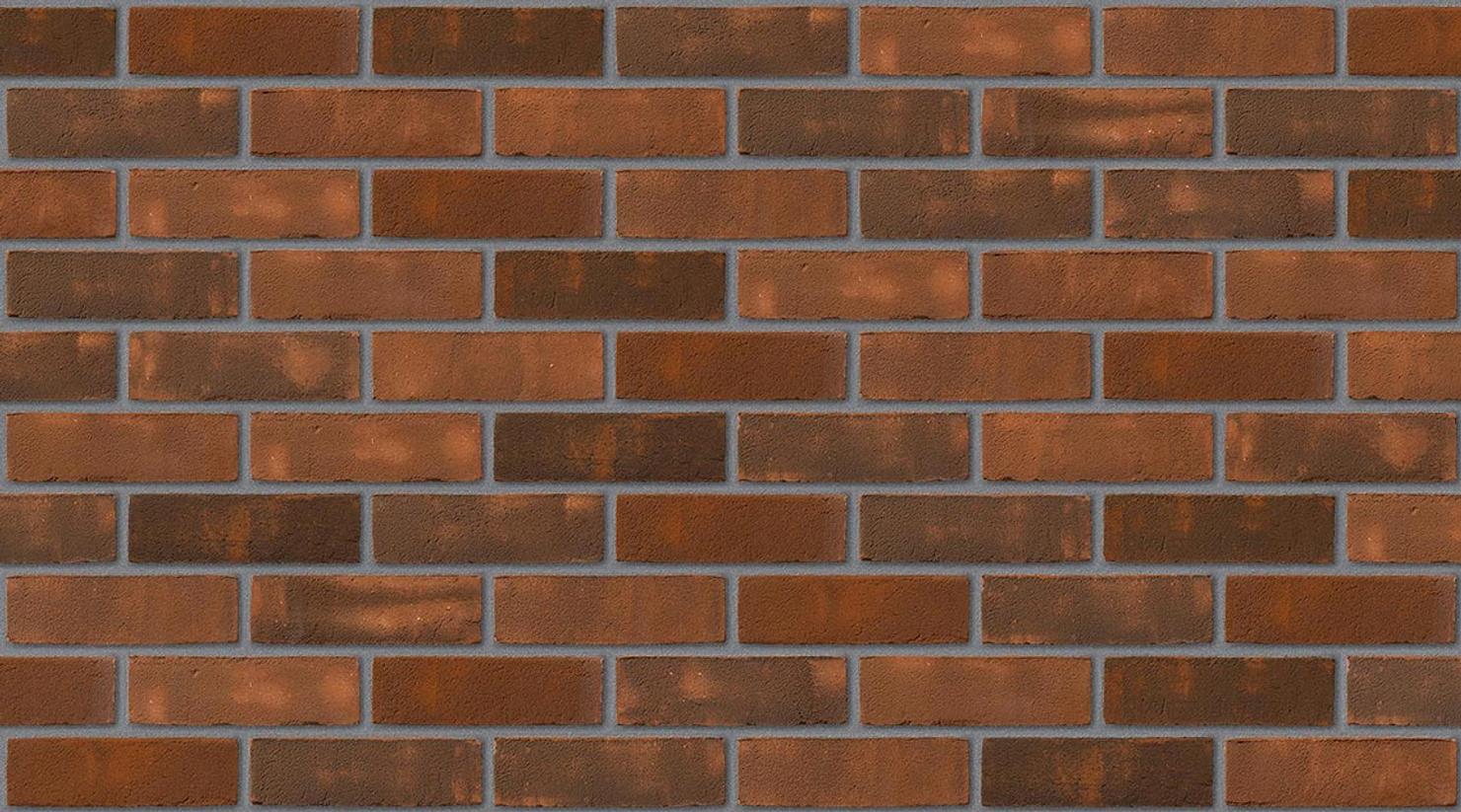 Old English Red with Mid Grey mortar