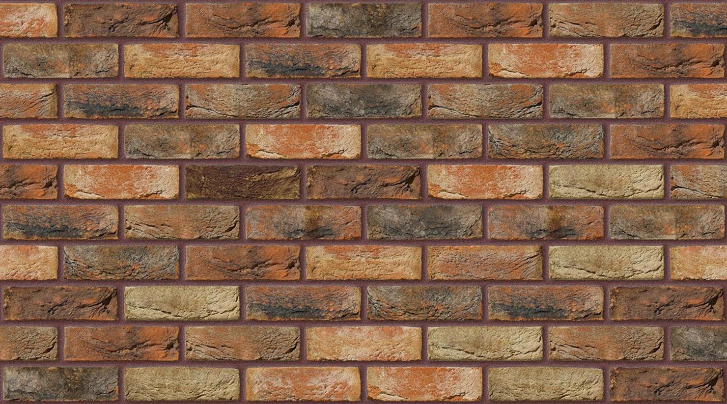 Topaz with Brown Red mortar