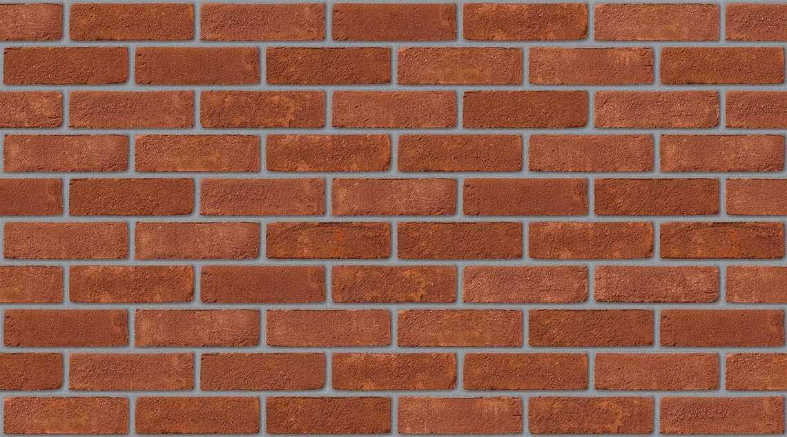 Oakthorpe Red Stock with Natural mortar