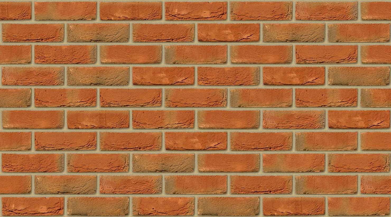 Kingspark Red Multi with Buff mortar