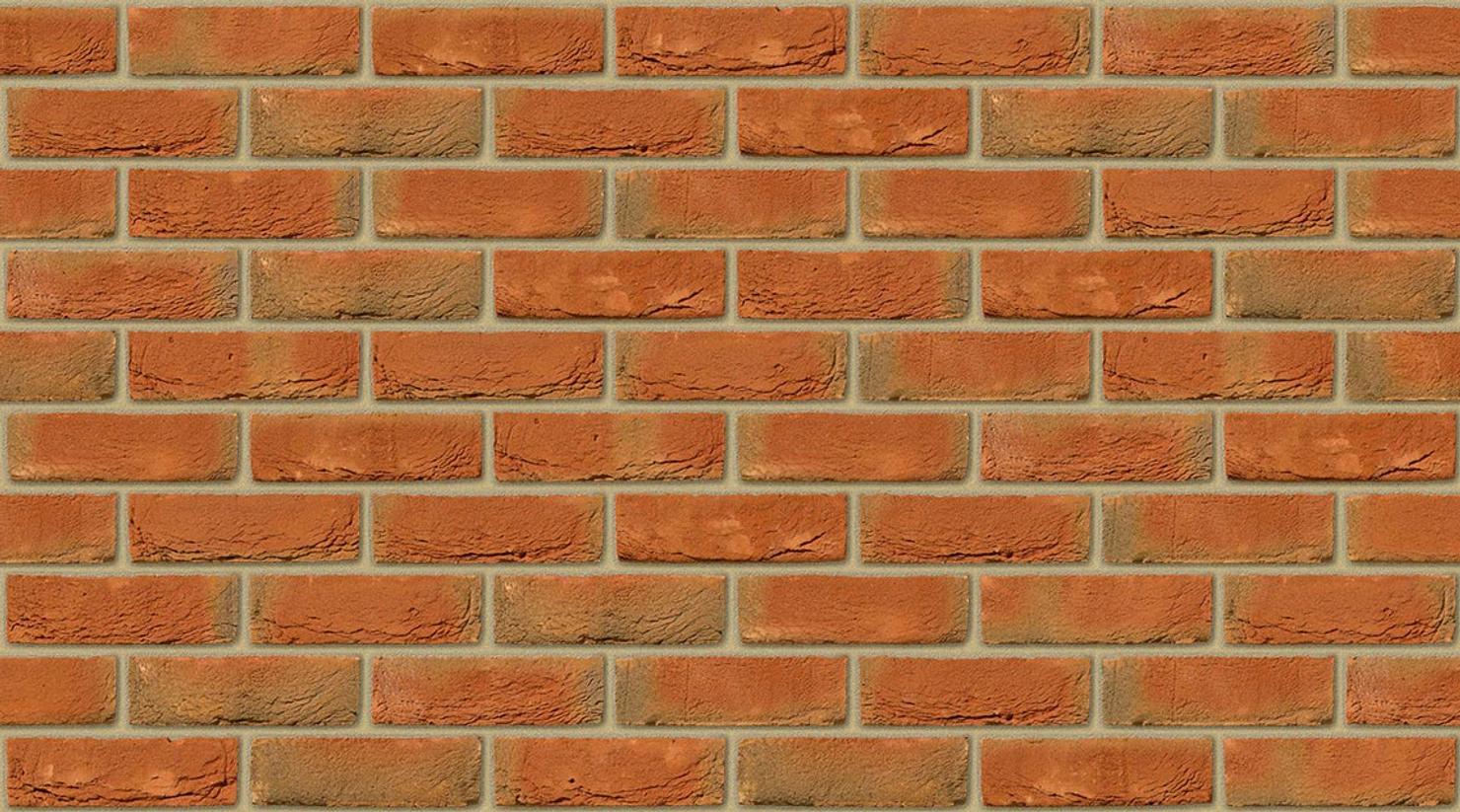 Kingspark Red Multi with Buff mortar