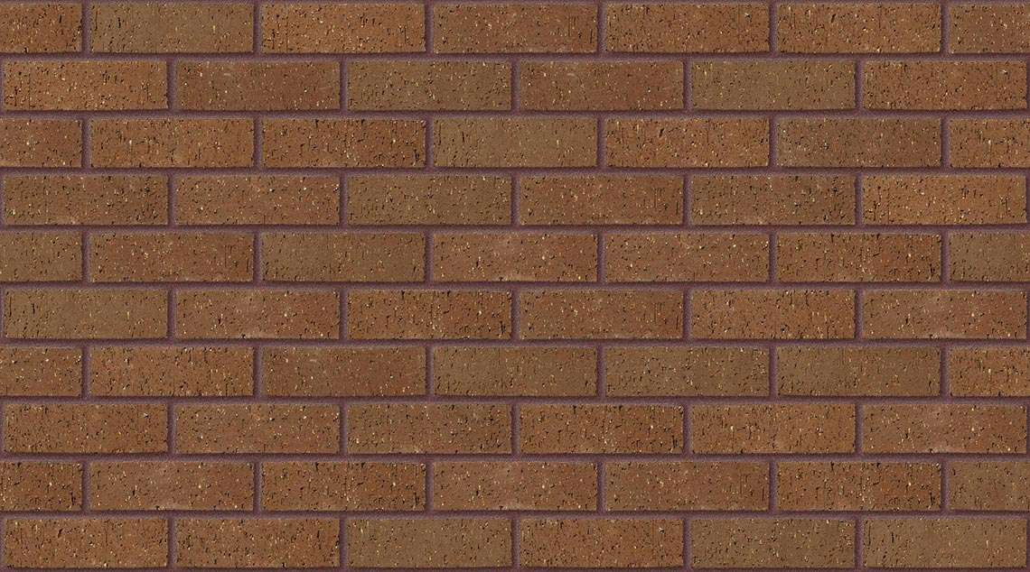 Staffordshire Brown Dragfaced with Brown Red mortar