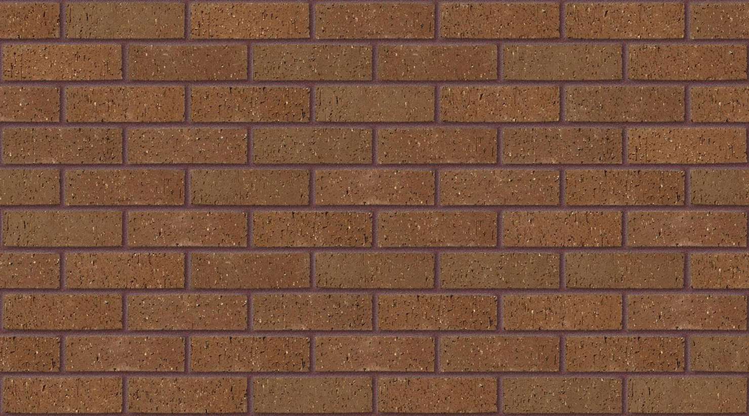 Staffordshire Brown Dragfaced with Brown Red mortar