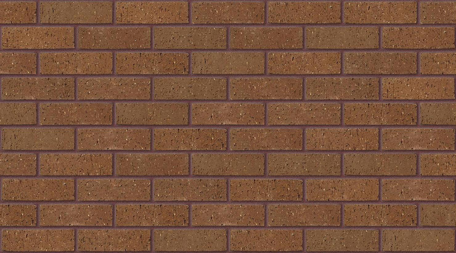 Staffordshire Brown Dragfaced with Brown Red mortar