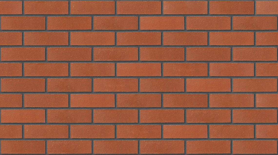 County Red Smooth with Dark Grey mortar