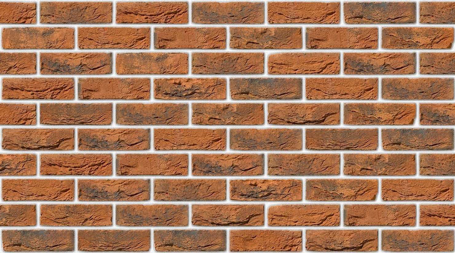 Kopper Red Blue with White mortar