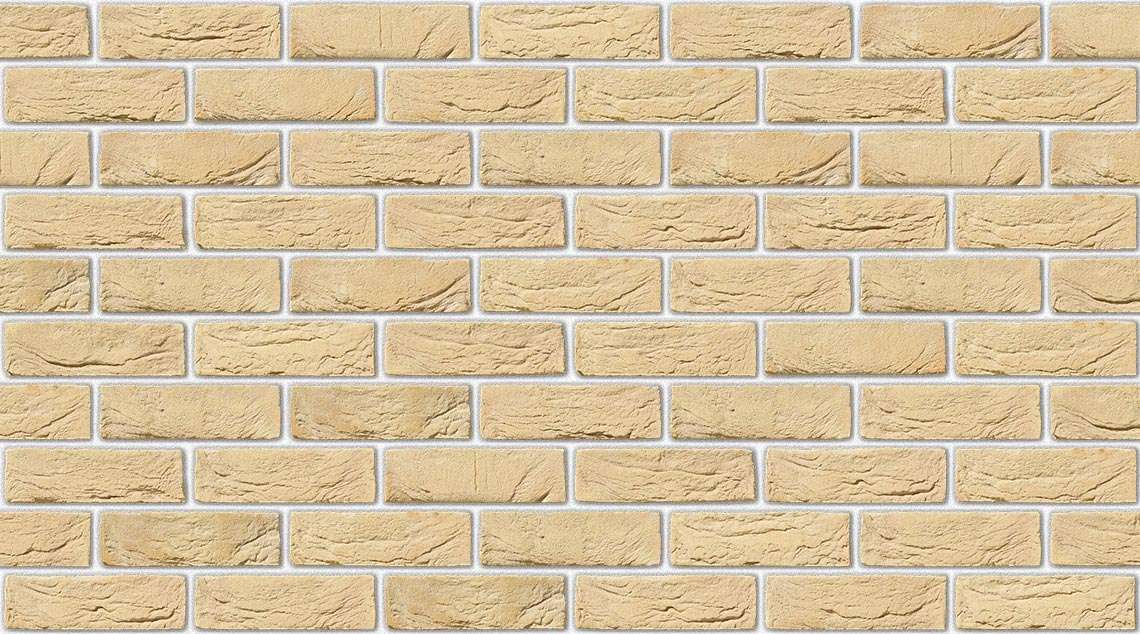 Geel Zilverzand with White mortar