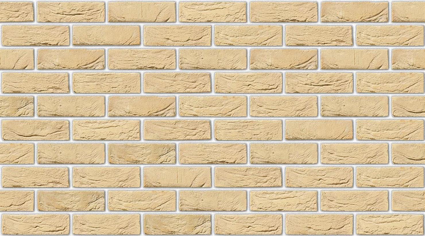 Geel Zilverzand with White mortar