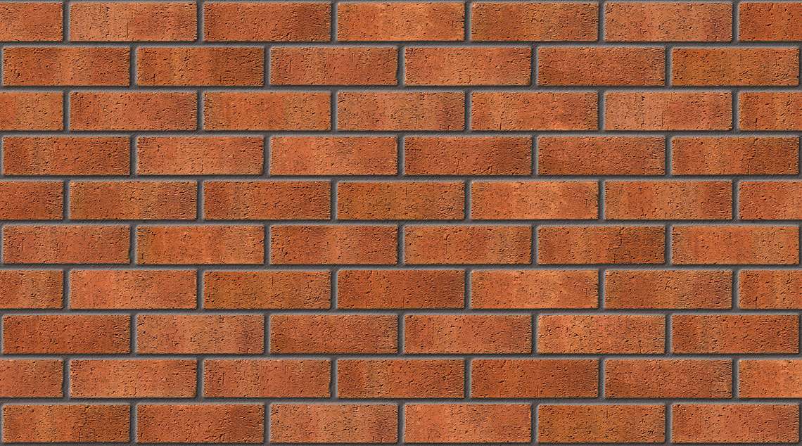Red Multi Rustic with Dark Grey mortar