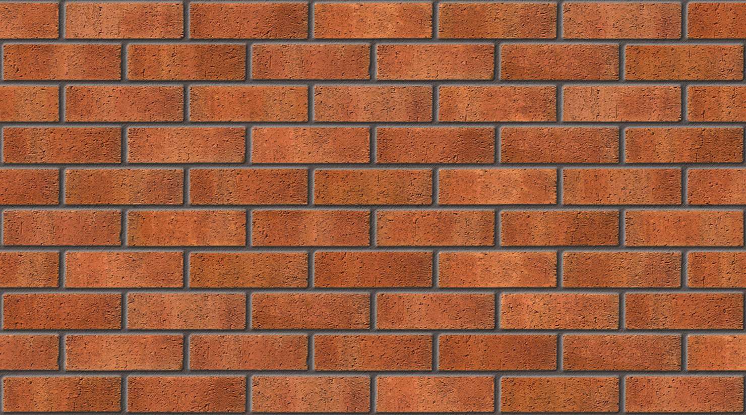 Red Multi Rustic with Dark Grey mortar