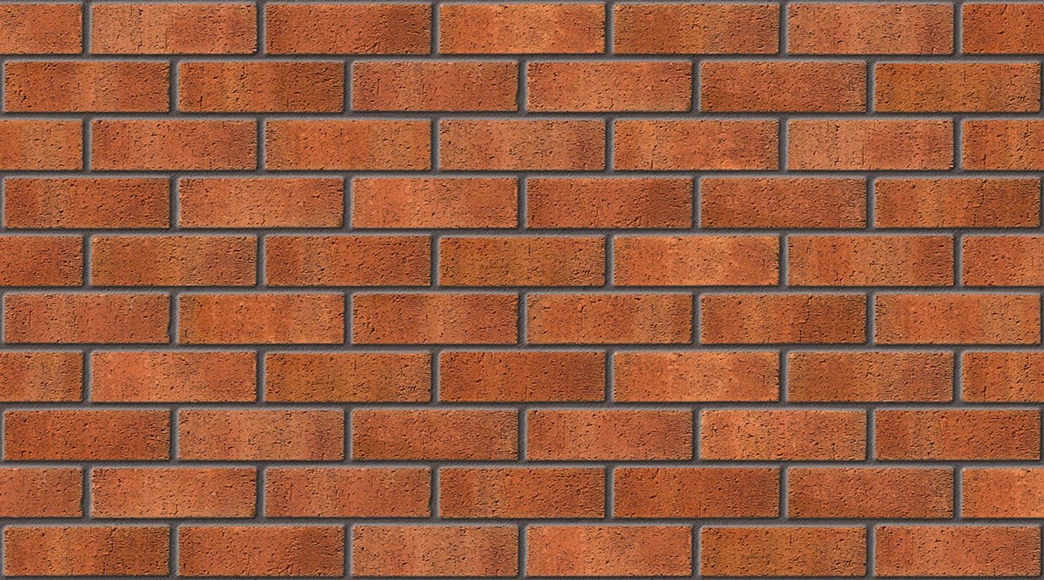 Red Multi Rustic with Dark Grey mortar