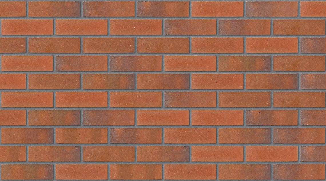County Multi Smooth with Mid Grey mortar