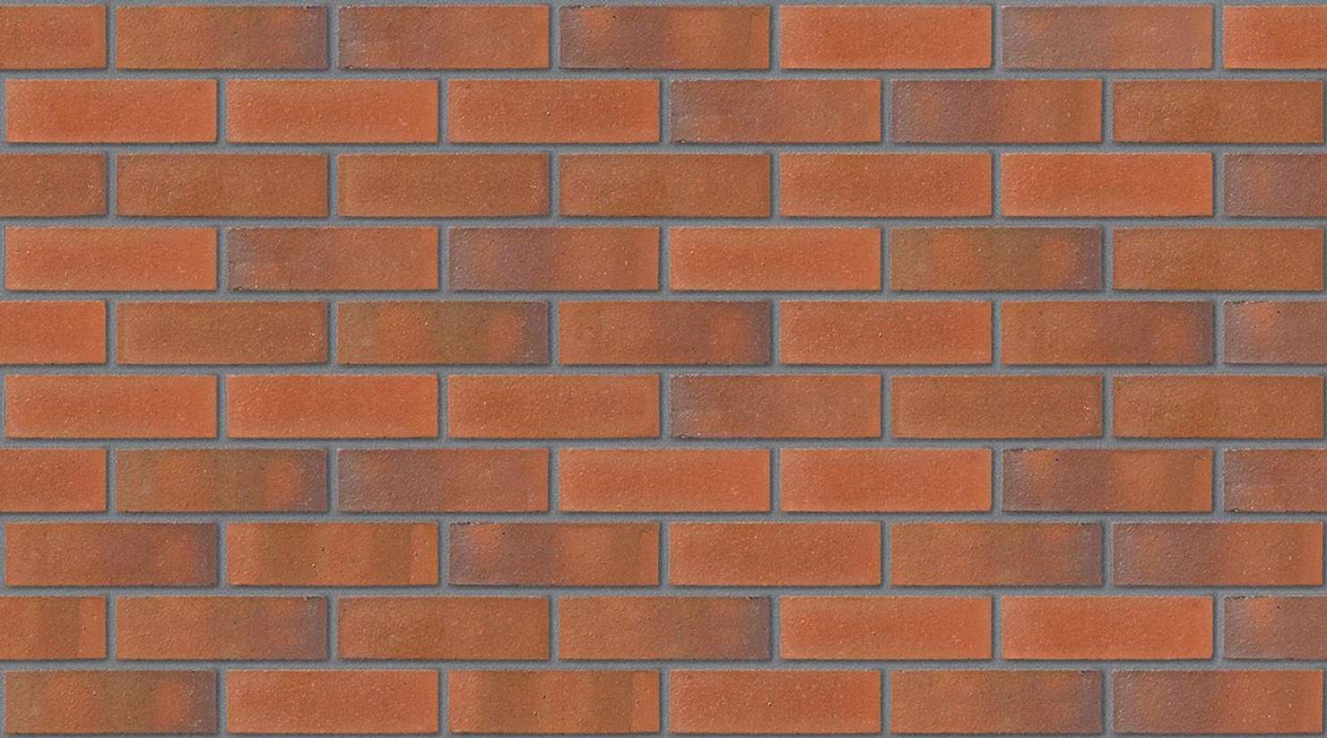 County Multi Smooth with Mid Grey mortar