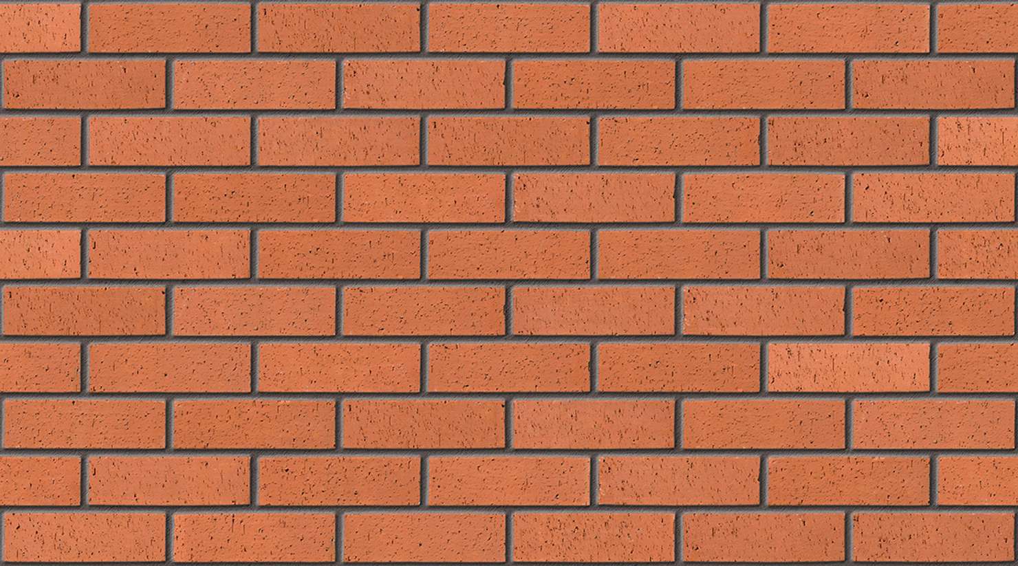 Red Dragface with Dark Grey mortar