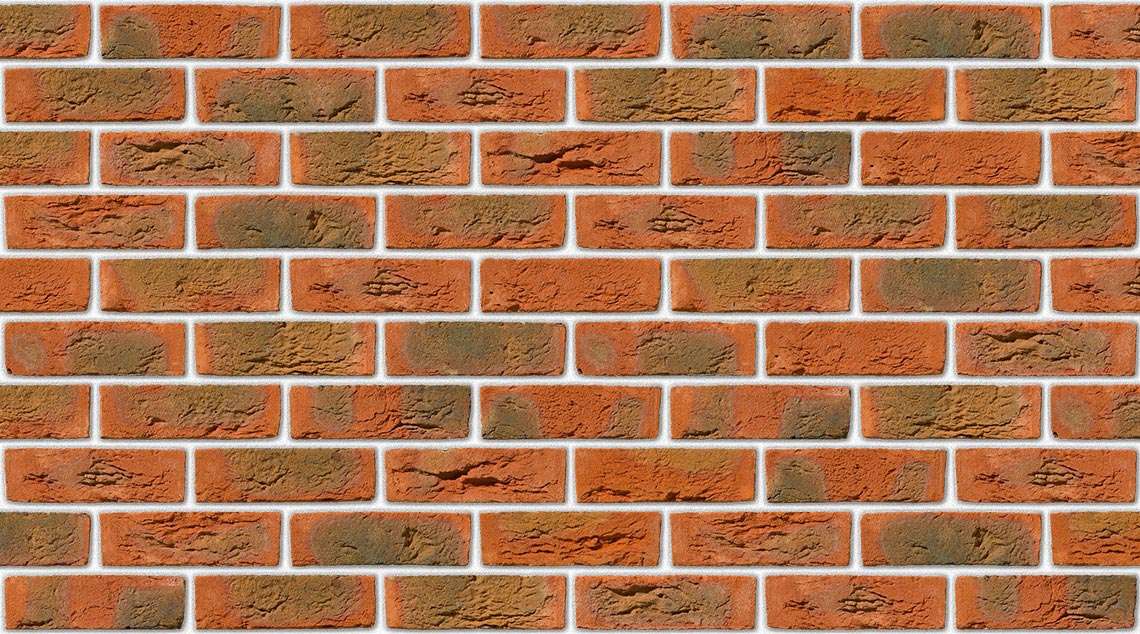 Hampshire Red with White mortar