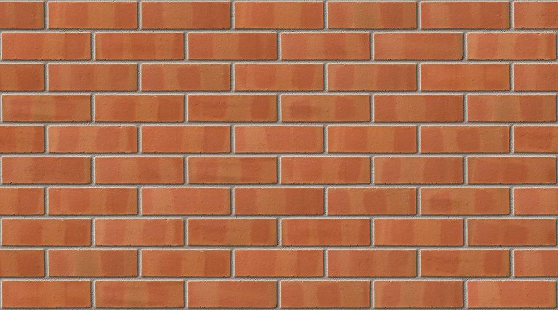 Georgian Red Smooth with Natural mortar