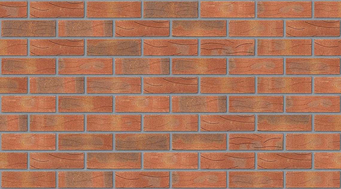 Sherwood Red Mixture with Natural mortar