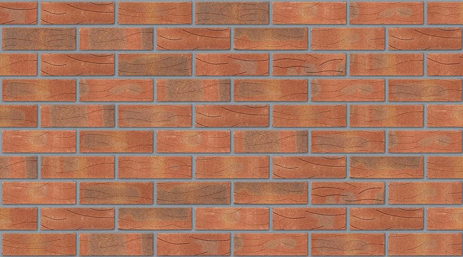 Sherwood Red Mixture with Natural mortar