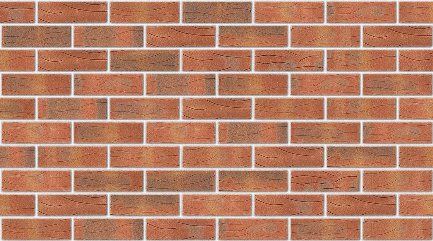 Sherwood Red Mixture with White mortar