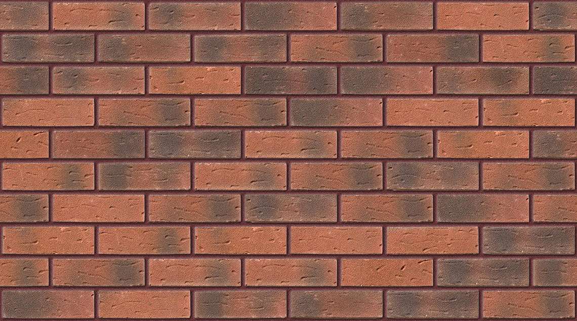 Chidwell Multi with Brown Red mortar