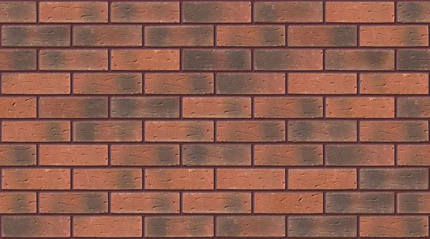 Chidwell Multi with Brown Red mortar