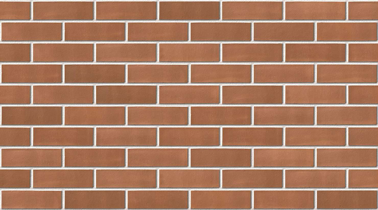 Brown Smooth with White mortar