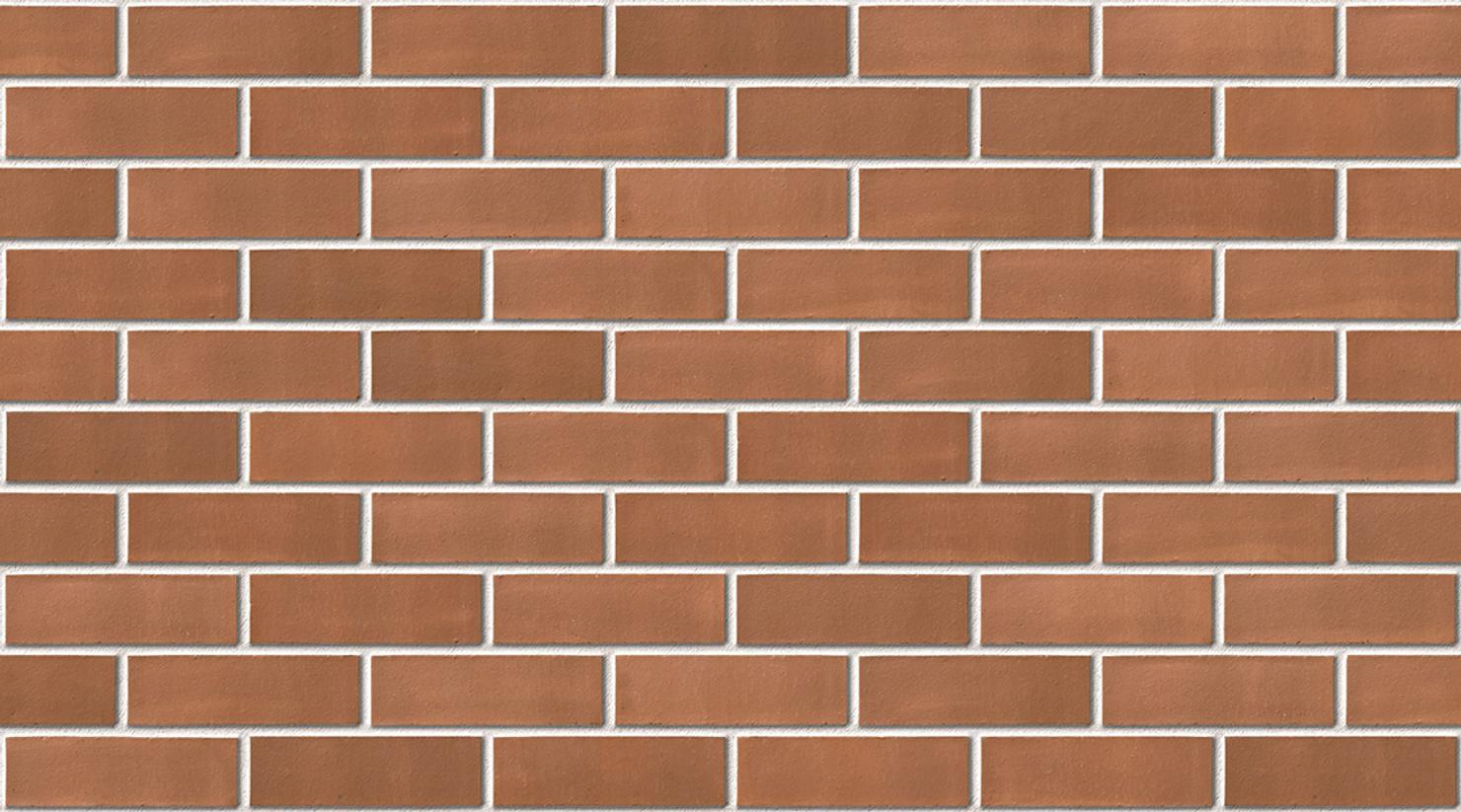 Brown Smooth with White mortar