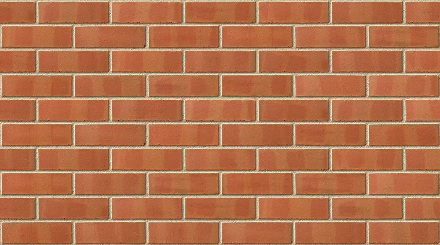 Georgian Red Smooth with Buff mortar