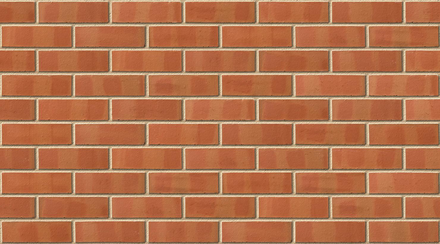 Georgian Red Smooth with Buff mortar