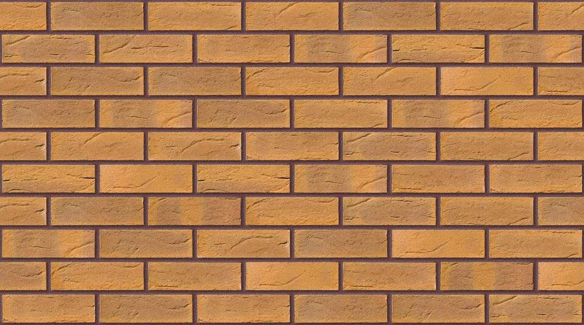 Village Honey Gold with Brown Red mortar