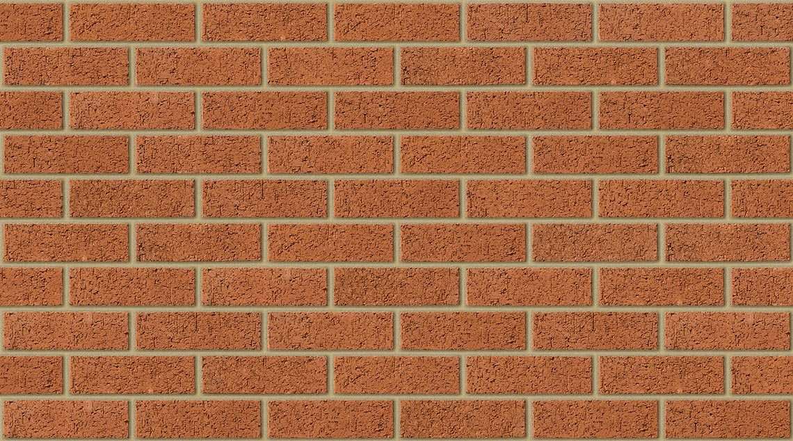 Old Trafford Red with Buff mortar