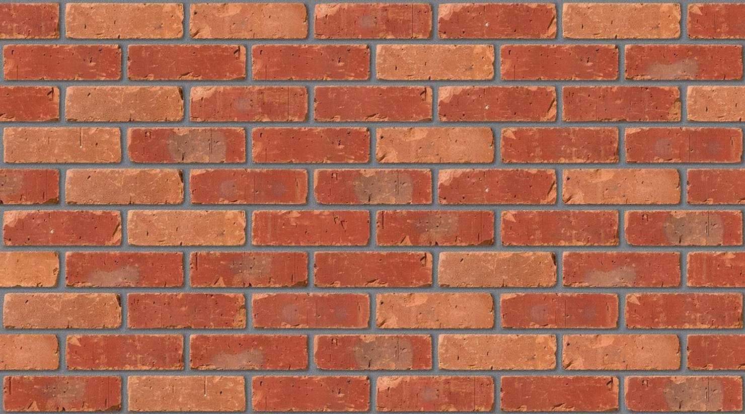 Malvern Red with Mid Grey mortar