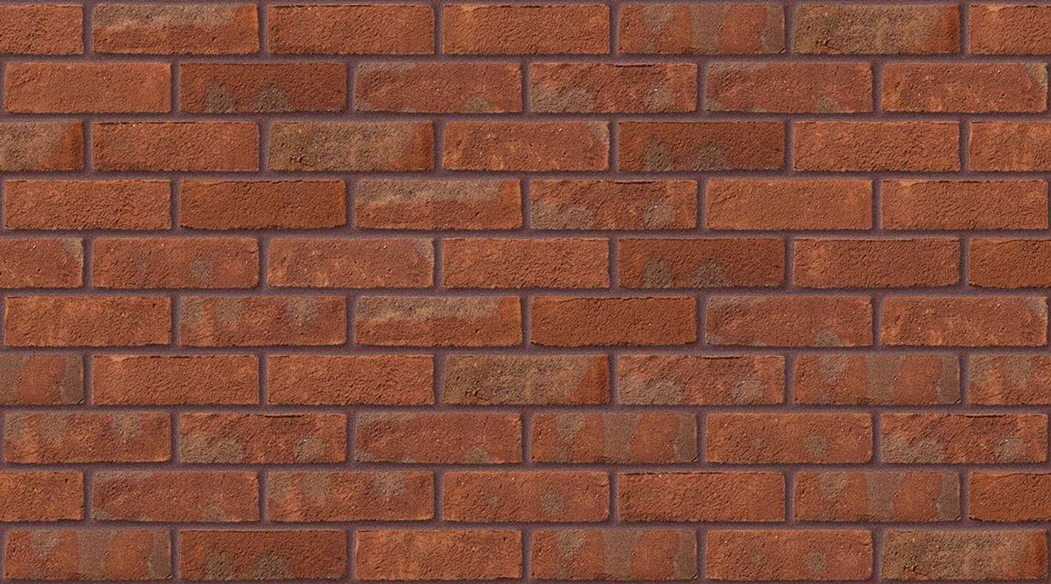 Oakthorpe Red Multi with Brown Red mortar