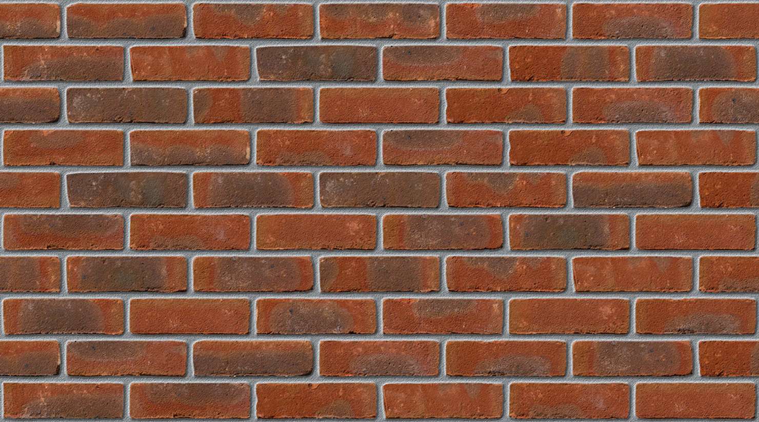 Chartham Red Multi with Natural mortar