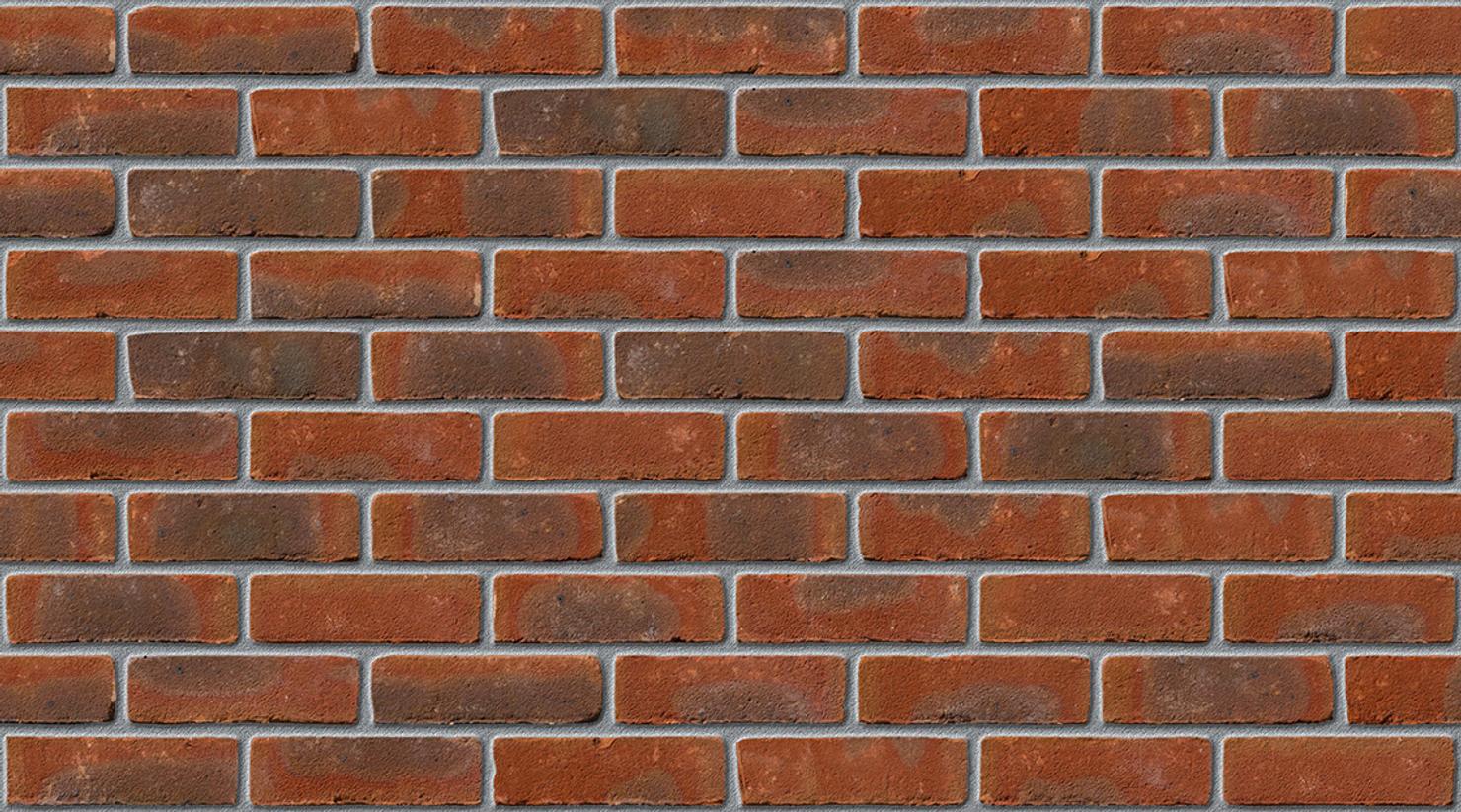 Chartham Red Multi with Natural mortar