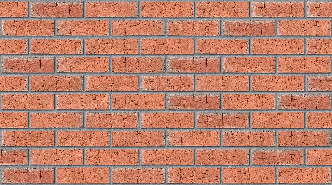 Abbey Red Multi with Natural mortar
