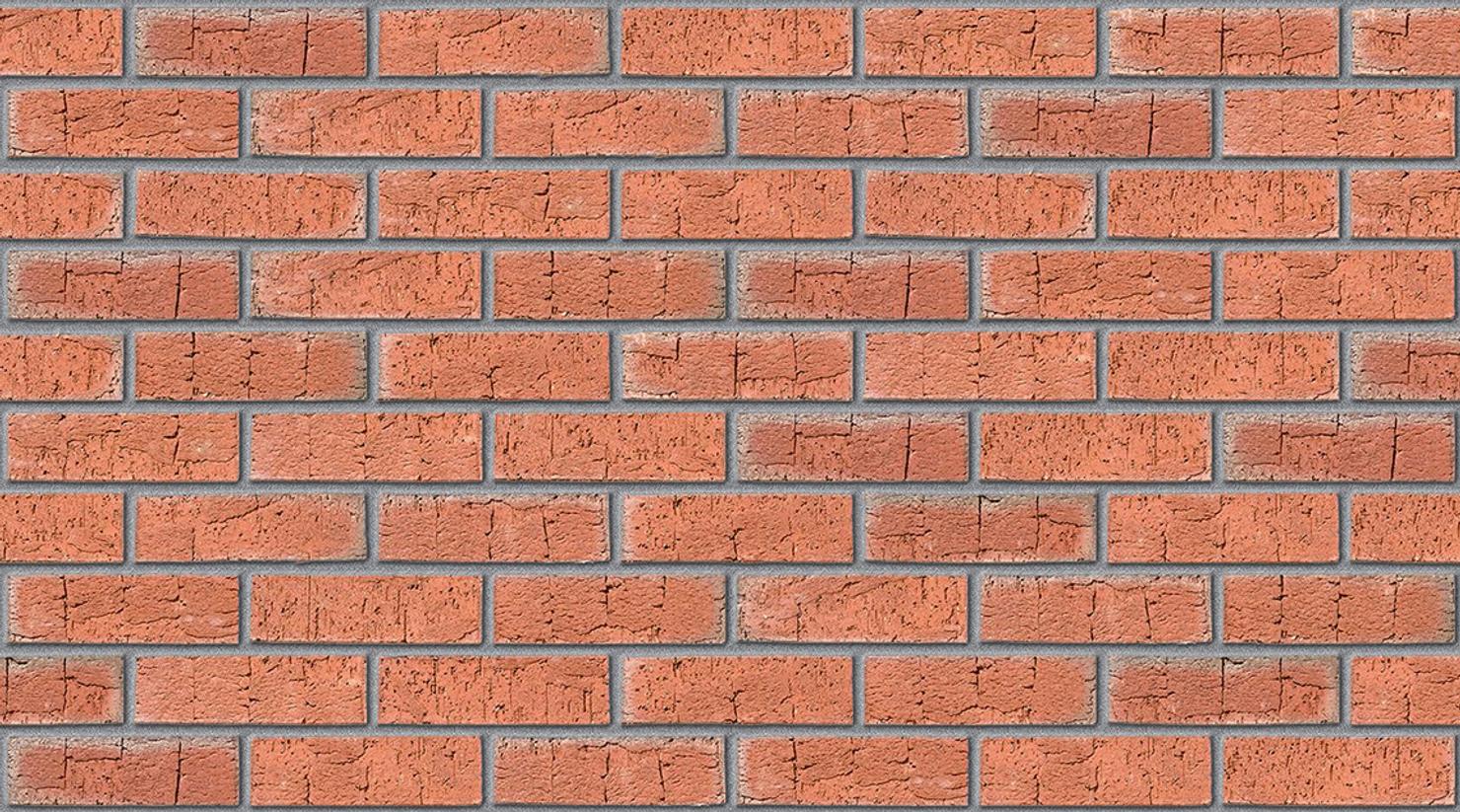 Abbey Red Multi with Natural mortar