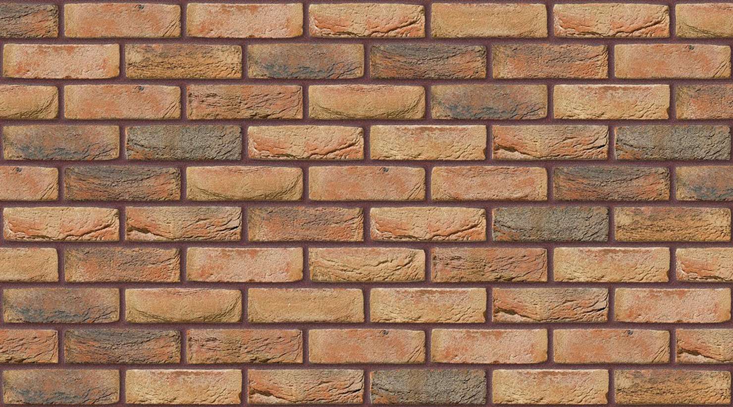 Heritage Blend with Brown Red mortar