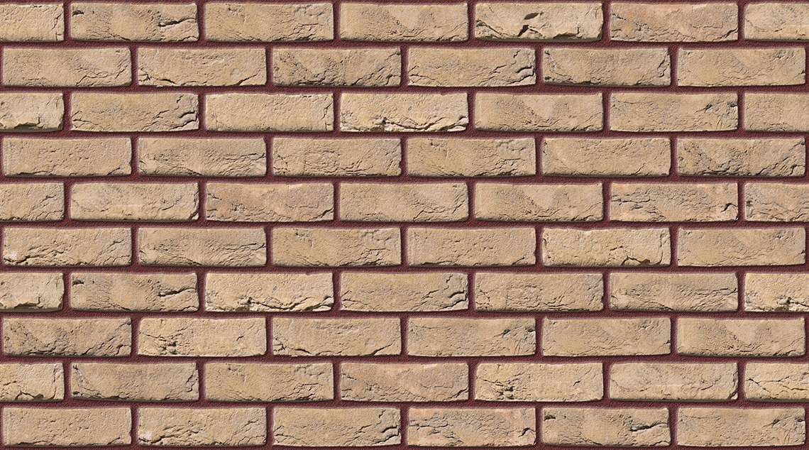 Anglesea Weathered Buff with Brown Red mortar